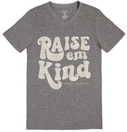 Simply Southern Raise Em Kind V Neck Short Sleeve Shirt - CLEARANCE