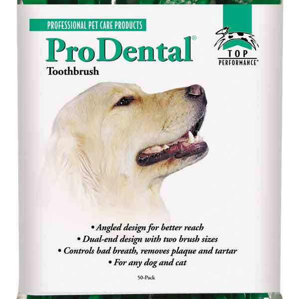 Top Performance® ProDental® Dual-End Toothbrushes - For Dogs and Cats